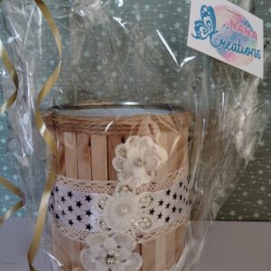 Pot Bois et Aluminium