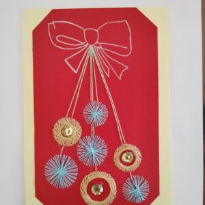 Carte de vœux boules