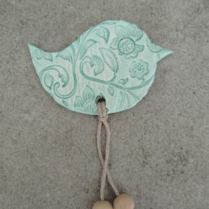 oiseau avec motif dentelle